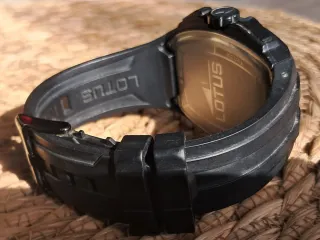 Reloj Lotus Chrono Cuarzo Negro/Plata