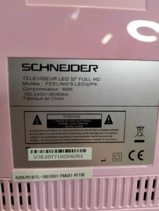 TV Schneider Feeling's 32 FullHD Rosa