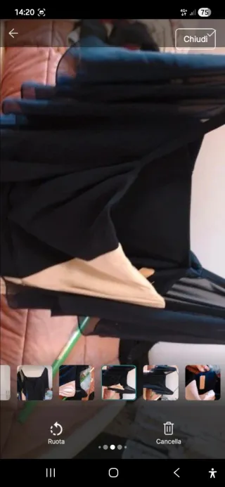 Abito elegante firmato tg 48 sera eventi rosablu