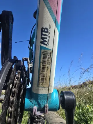 Bicicleta montaña azul