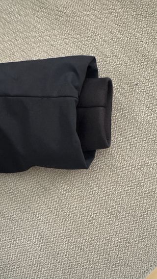 Chaqueta impermeable negra Talla M