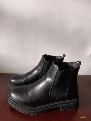 Botines negros de plataforma