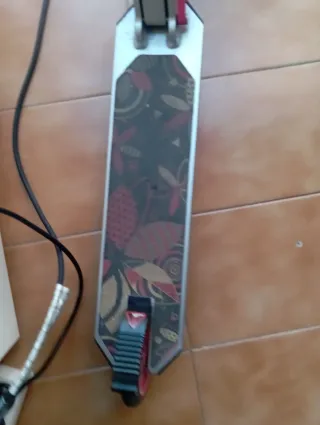 Patin infantil rosa y gris