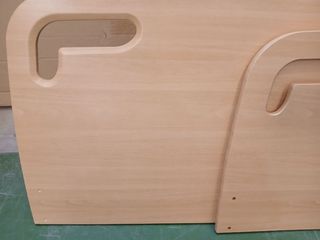 Cabecero y Piecero Cama Articulada Madera 90 cm