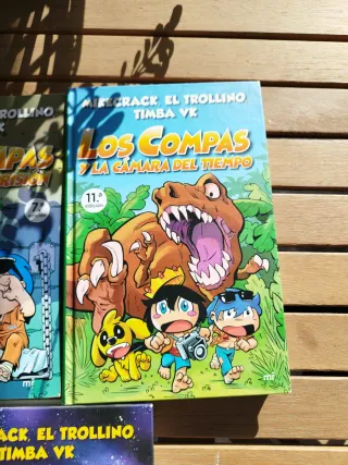 5 libros  Los Compas,del núm 1 al 5.