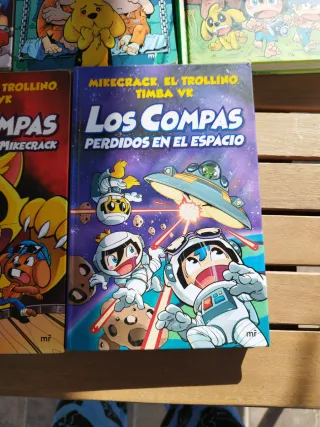 5 libros  Los Compas,del núm 1 al 5.