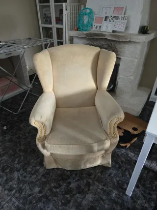 2 Sillones Ovejero Beige