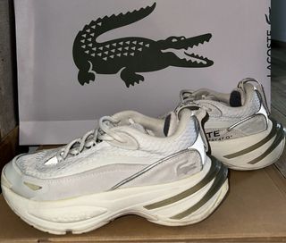 Zapatillas Lacoste L003 Neo Blancas/Plata