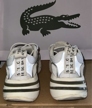 Zapatillas Lacoste L003 Neo Blancas/Plata