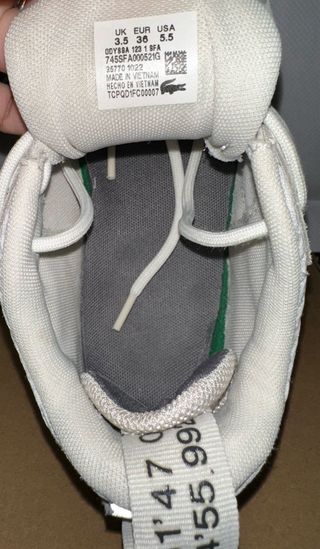 Zapatillas Lacoste L003 Neo Blancas/Plata