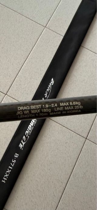 Caña Black Hole Magic Eye B-571XXH Light Jigging
