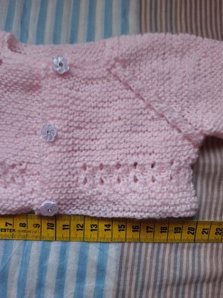 Conjunto punto bebé reborn 48 cm