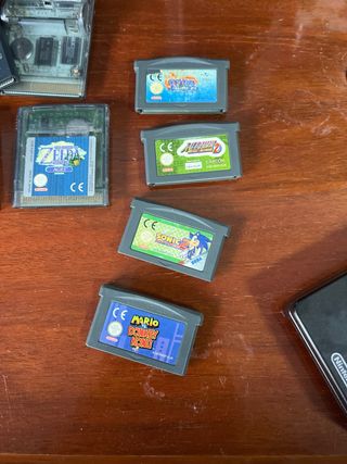 Lote Game Boy Advance SP Negra + Juegos