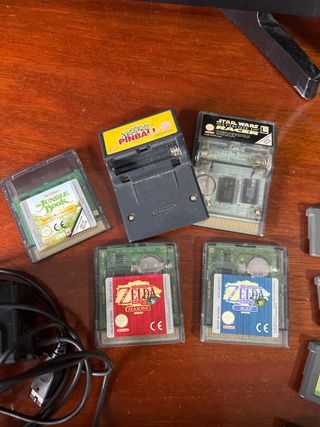 Lote Game Boy Advance SP Negra + Juegos
