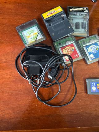 Lote Game Boy Advance SP Negra + Juegos