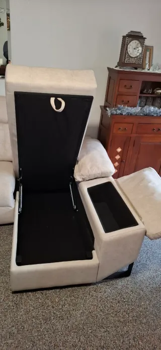 Sofá Chaise Longue Extensible