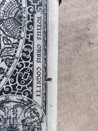 Baúl decorativo mapa del mundo