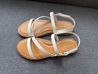 Sandalias planas Aldo beige/marrón Talla 41