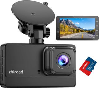 Zhiroad Dash CAM Coche, 1080P FHD Dash CAM con Pan