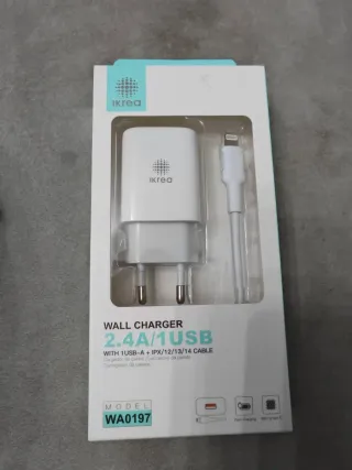 Cargador Ikrea 2.4A 1USB WA0197