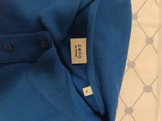 Polo Cello Azul Hombre