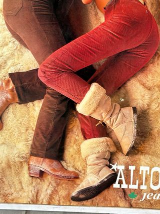 Cartel Publicidad ALTON Jeans Antiguo