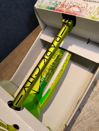 Patinete Scooter Park City Triscooter Kid Funk 3-6 Años Verde Limón