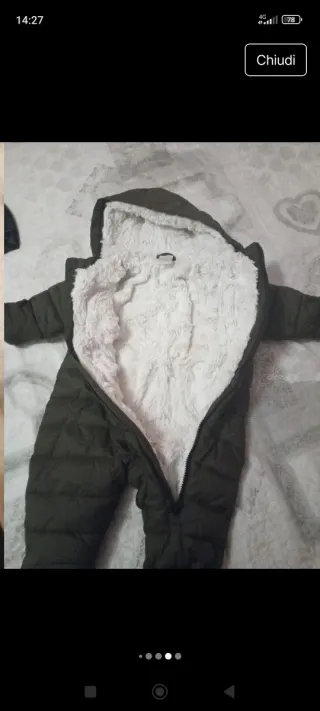 Tuta da sci imbottita bambino