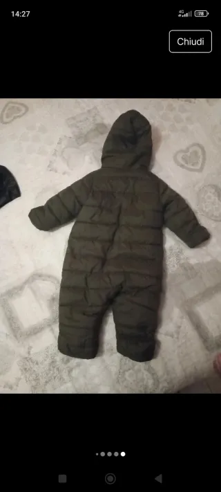 Tuta da sci imbottita bambino