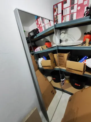 Espejo Grande Metálico