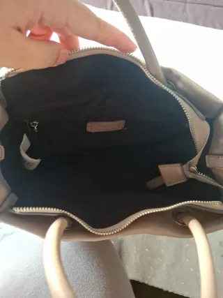 Bolso saco beige/marrón sin estrenar