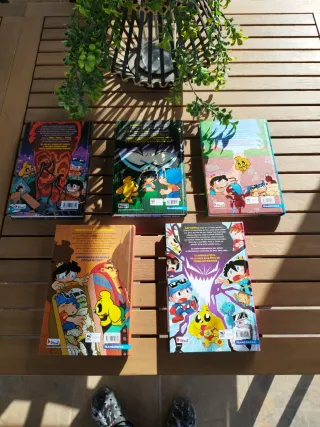 5 libros Los Compas núm  del 6 al 10.