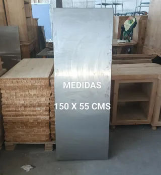 Estanteria acero con escuadra 150x55 cms