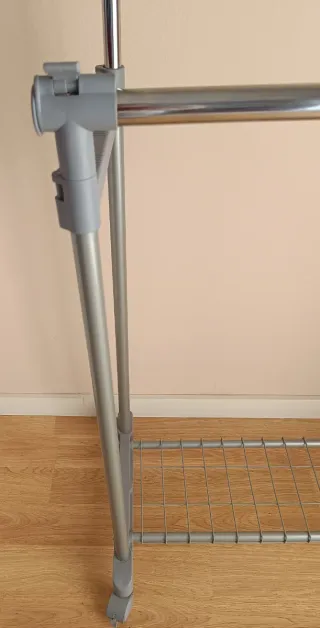 Perchero Metálico Doble Barra