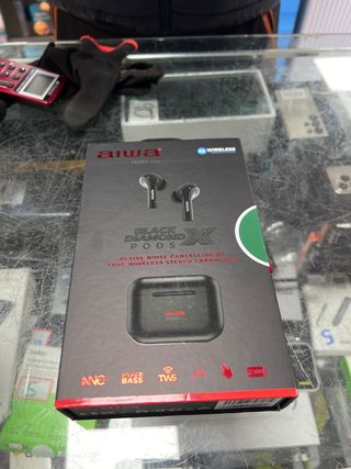 Aiwa EBTW-888ANC Auriculares Inalámbricos Negros