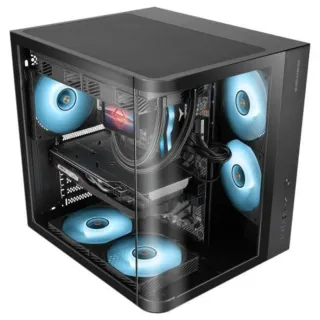 Caja Mars Gaming MC-CURV ATX negra