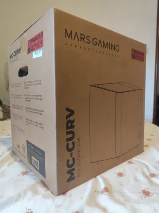 Caja Mars Gaming MC-CURV ATX negra