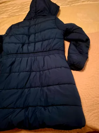 Abrigo azul preppy calentito 13-14 años O xs