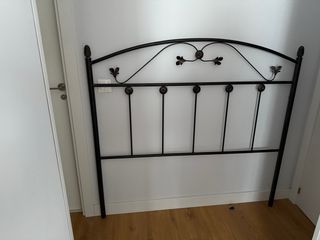 Cabecero forja negro vintage