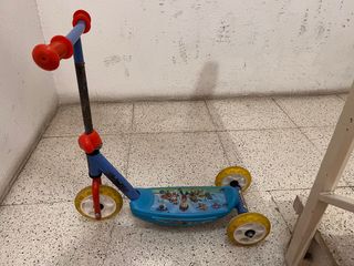 Patinete infantil 3 ruedas patrulla canina