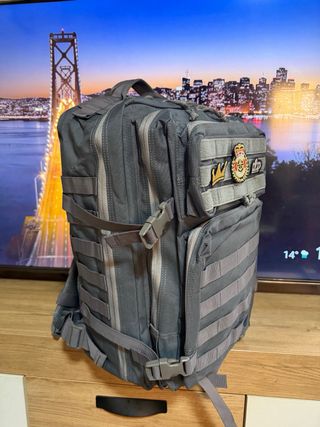 Mochila Táctica Militar Gris 50L nueva