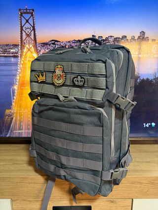 Mochila Táctica Militar Gris 50L nueva