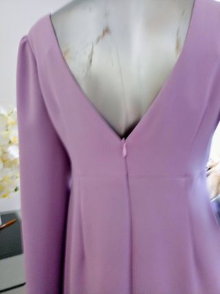 Vestido Fiesta Ana Torres Morado/Rosa