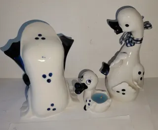 Set 5 Paperelle Ceramica Decorazione