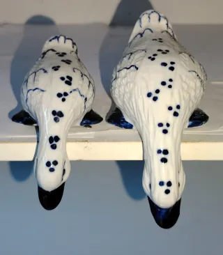 Set 5 Paperelle Ceramica Decorazione