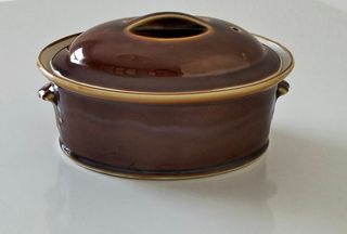 Cazuela Foie Gras Vintage Cerámica Francesa