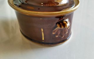 Cazuela Foie Gras Vintage Cerámica Francesa