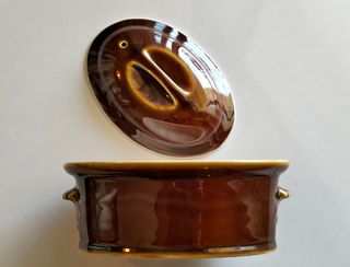 Cazuela Foie Gras Vintage Cerámica Francesa