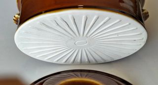 Cazuela Foie Gras Vintage Cerámica Francesa