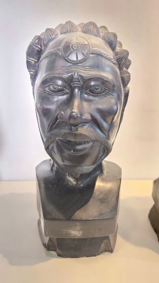 Busto Africano Arte Tribal (Ebano)